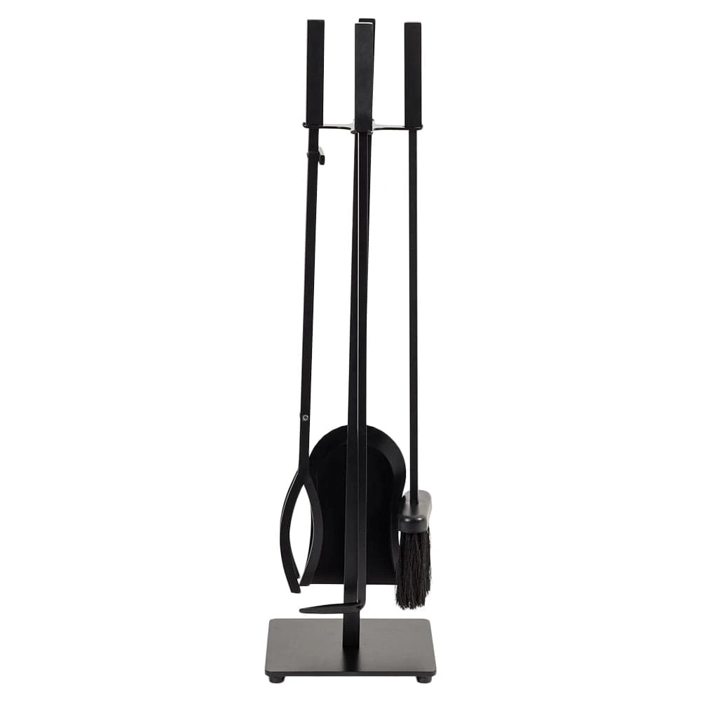 Modern Ember Harriet 5 Piece Fireplace Tool Set In Black - Image 6