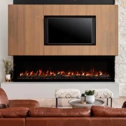 Modern Ember 100-In Highmark Smart Linear Electric Fireplace