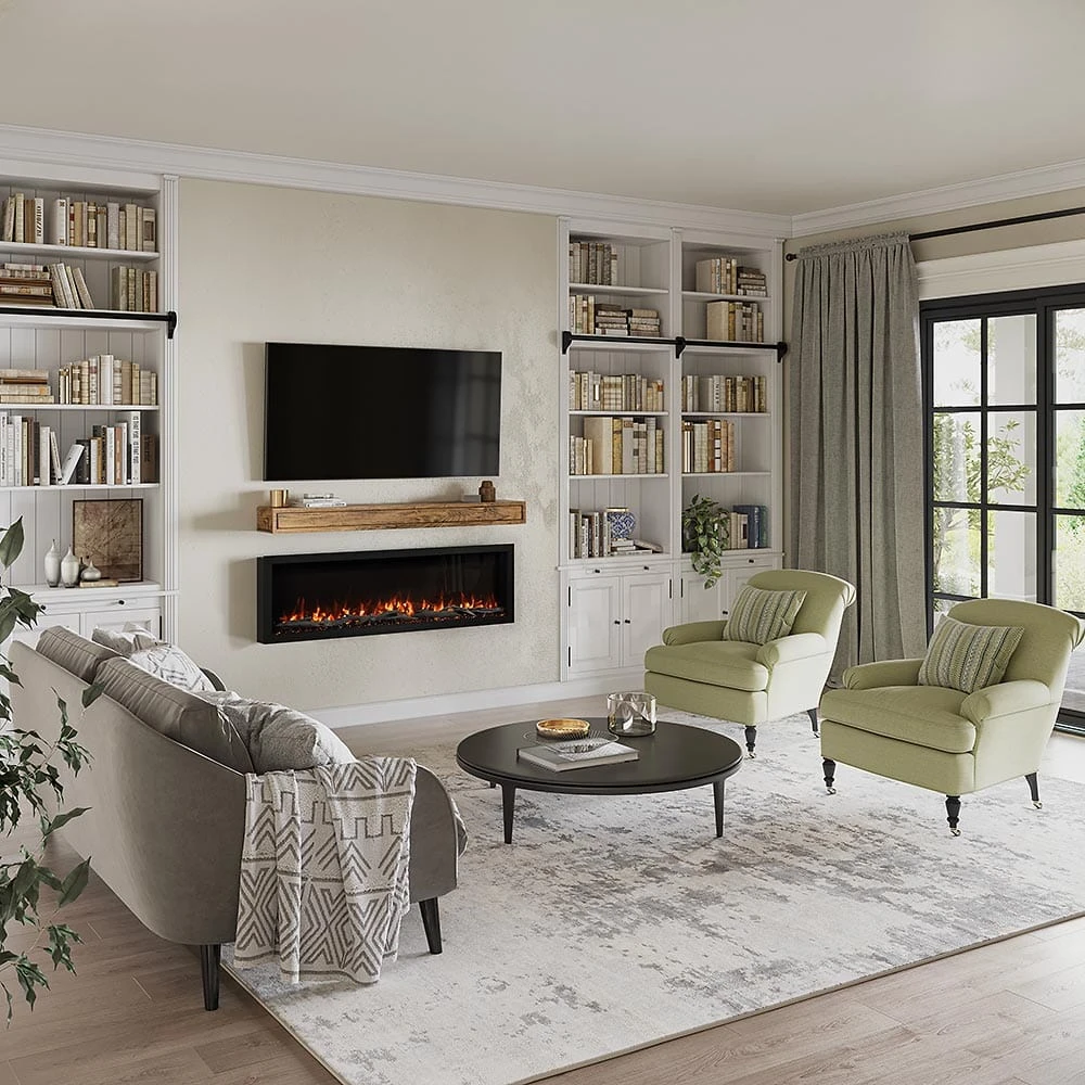 Modern Ember 60-In Highmark Smart Linear Electric Fireplace - Image 13