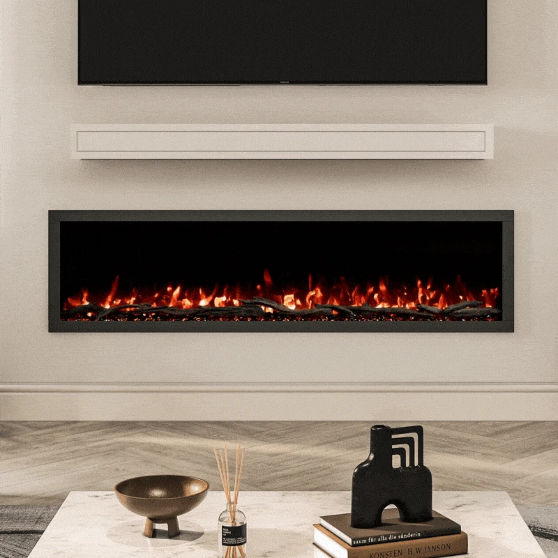 Modern Ember 72-In Highmark Smart Linear Electric Fireplace - Image 2