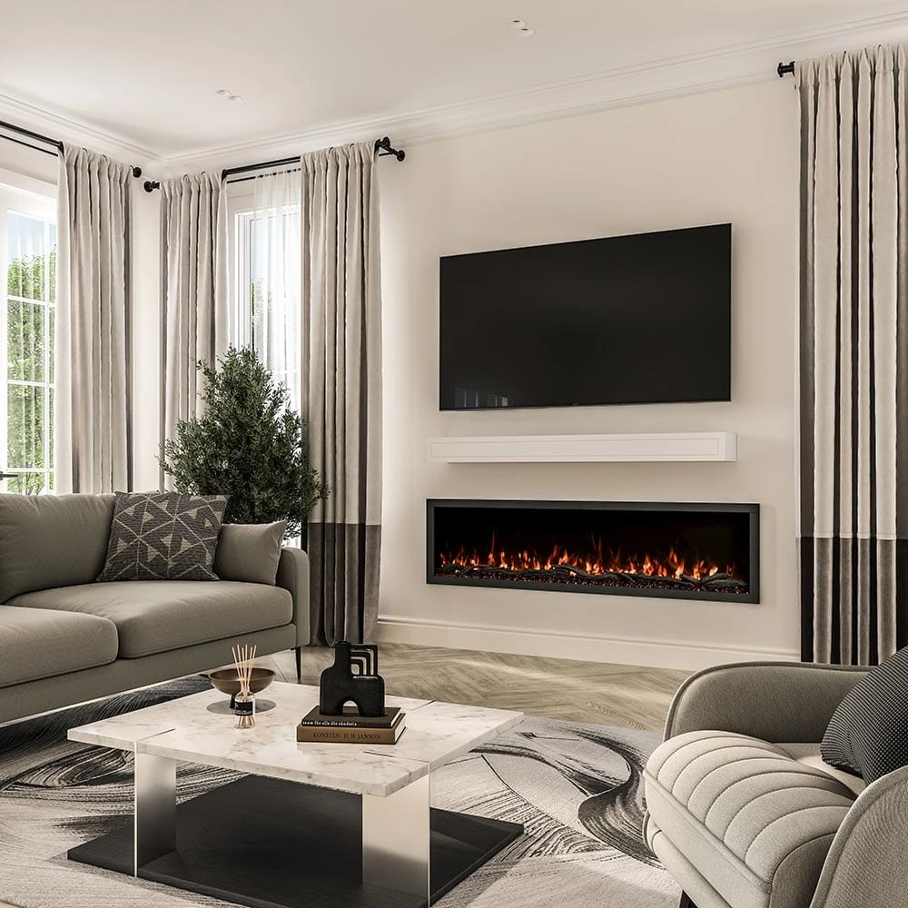 Modern Ember 72-In Highmark Smart Linear Electric Fireplace - Image 11