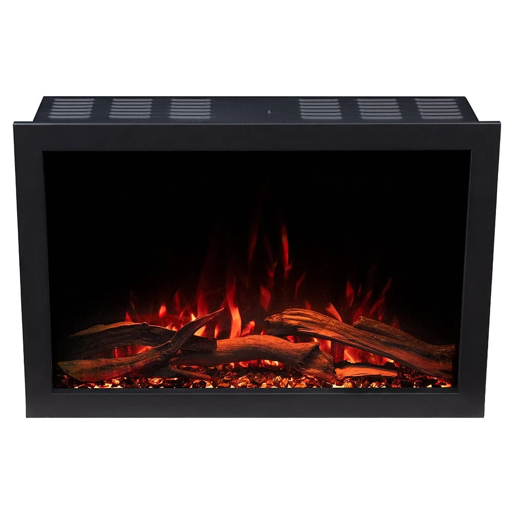 Modern Ember 33-in Highmark Traditional Built-In Electric Fireplace - Image 3