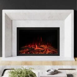 Modern Ember 33-in Highmark Traditional Built-In Electric Fireplace
