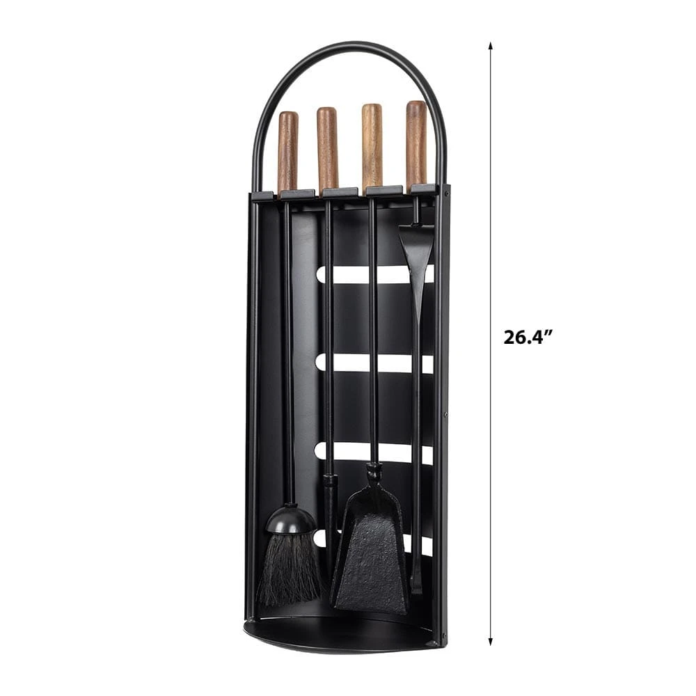 Modern Ember Noah 5 Piece Fireplace Tool Set - Image 3
