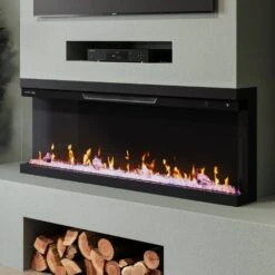 Modern Ember Aerus Skyline 50-in Multi-Sided Smart Electric Fireplace
