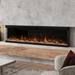 Modern Ember Aerus Skyline 72-in Multi-Sided Smart Electric Fireplace