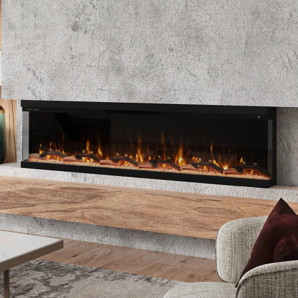 Modern Ember Aerus Skyline 72-in Multi-Sided Smart Electric Fireplace