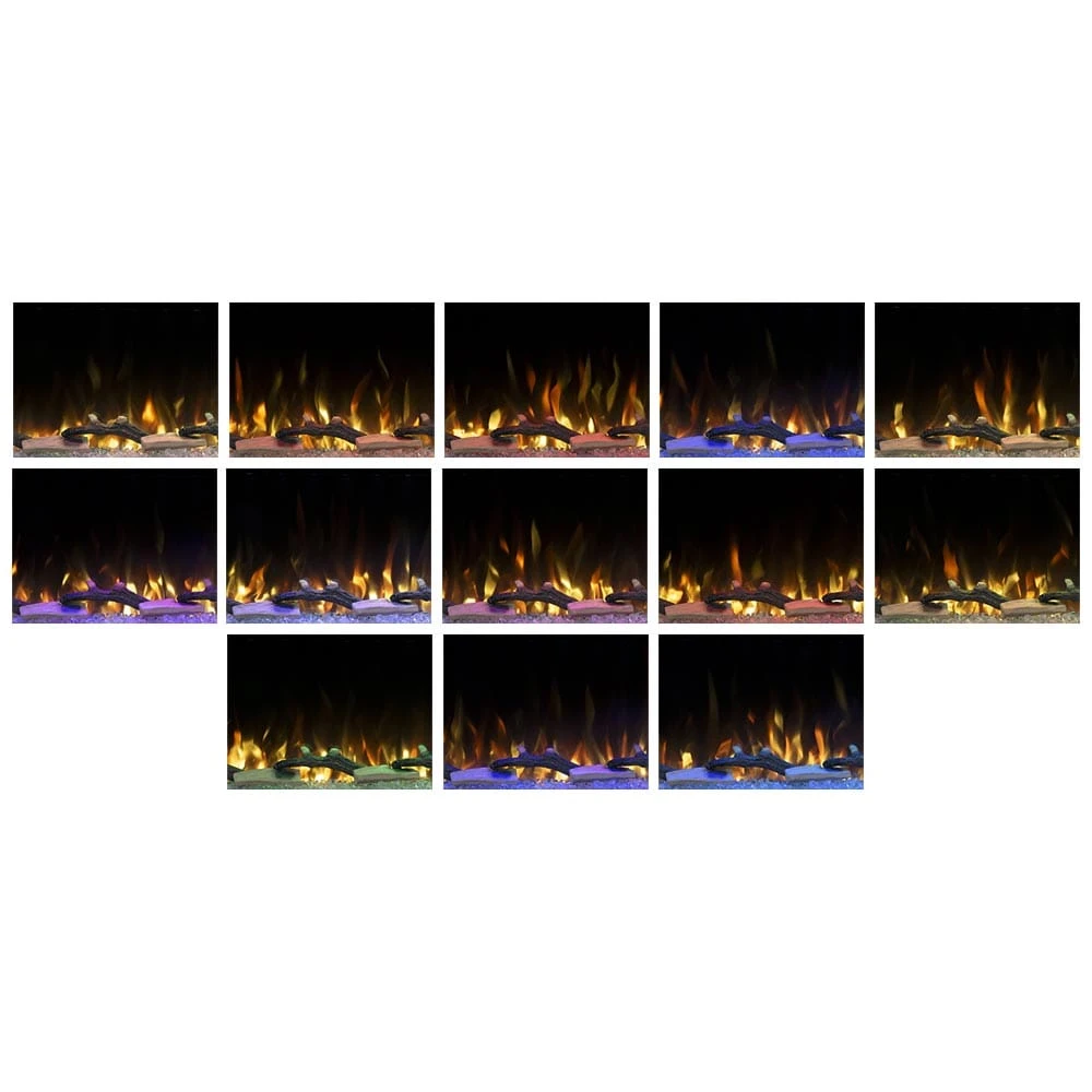 Modern Ember Aerus Skyline 72-in Multi-Sided Smart Electric Fireplace - Image 11