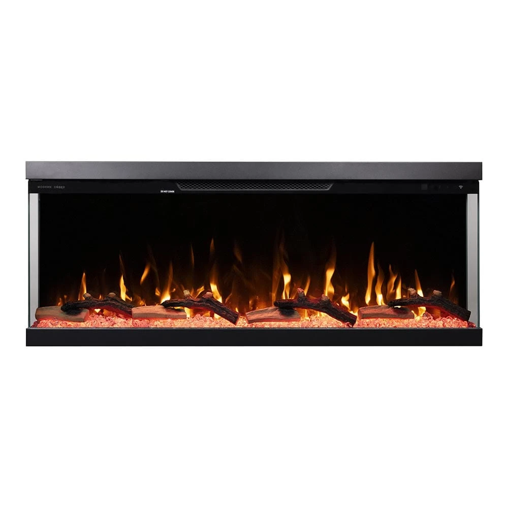 Modern Ember Aerus Skyline 50-in Multi-Sided Smart Electric Fireplace - Image 4