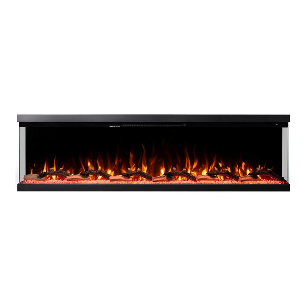 Modern Ember Aerus Skyline 72-in Multi-Sided Smart Electric Fireplace - Image 4