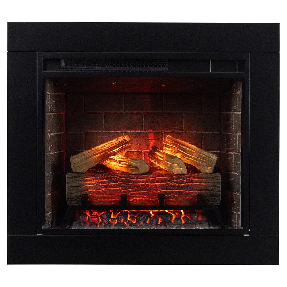 Modern Ember Uptown 28-In Smart Electric Fireplace Insert & Trim Kit - EF-TL-28 & TRIM-28 - Image 3
