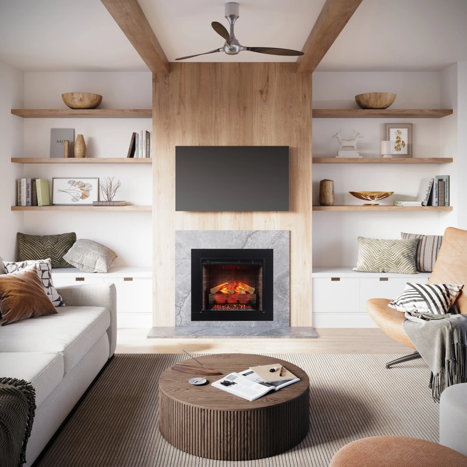 Modern Ember Uptown 23” Smart Electric Insert & Trim Kit - Image 2