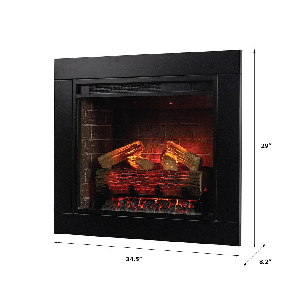 Modern Ember Uptown 28-In Smart Electric Fireplace Insert & Trim Kit - EF-TL-28 & TRIM-28 - Image 16