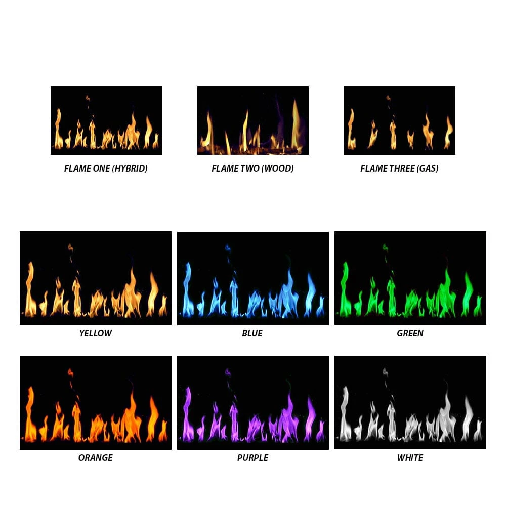 Modern Flames Orion 120-in Multi Heliovision Linear Electric Fireplace - Image 4