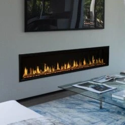 Modern Flames Orion 100-in Slim Heliovision Linear Electric Fireplace