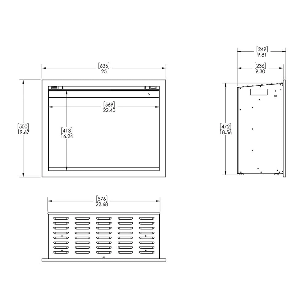 Modern Flames 26-in Orion Traditional Electric Fireplace - Image 8