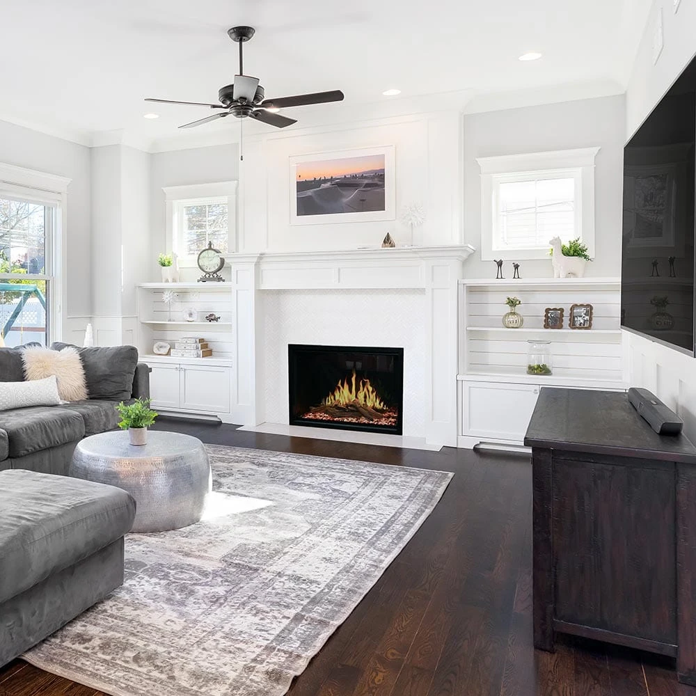 Modern Flames 30-in Orion Traditional Electric Fireplace & Small Surround Trim - Image 2