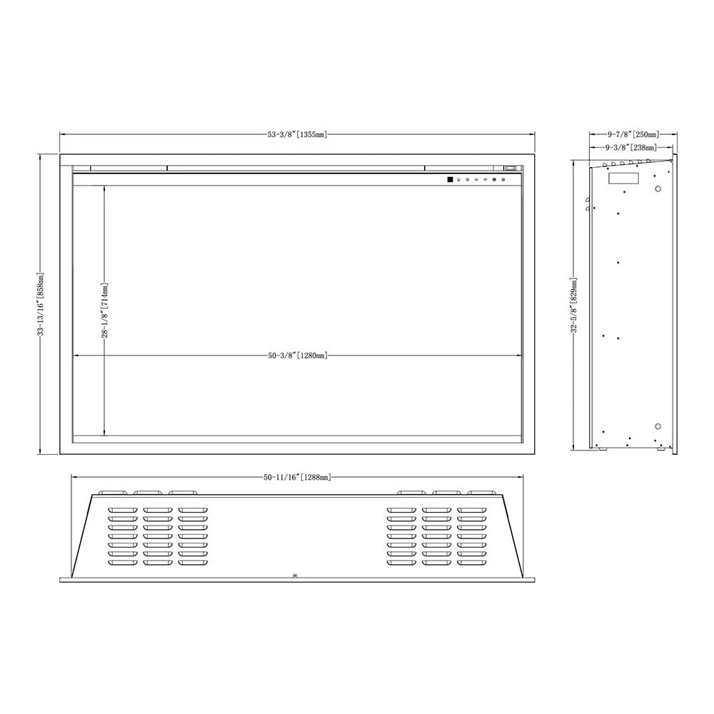 Modern Flames 54-in Orion Traditional Electric Fireplace - Image 8
