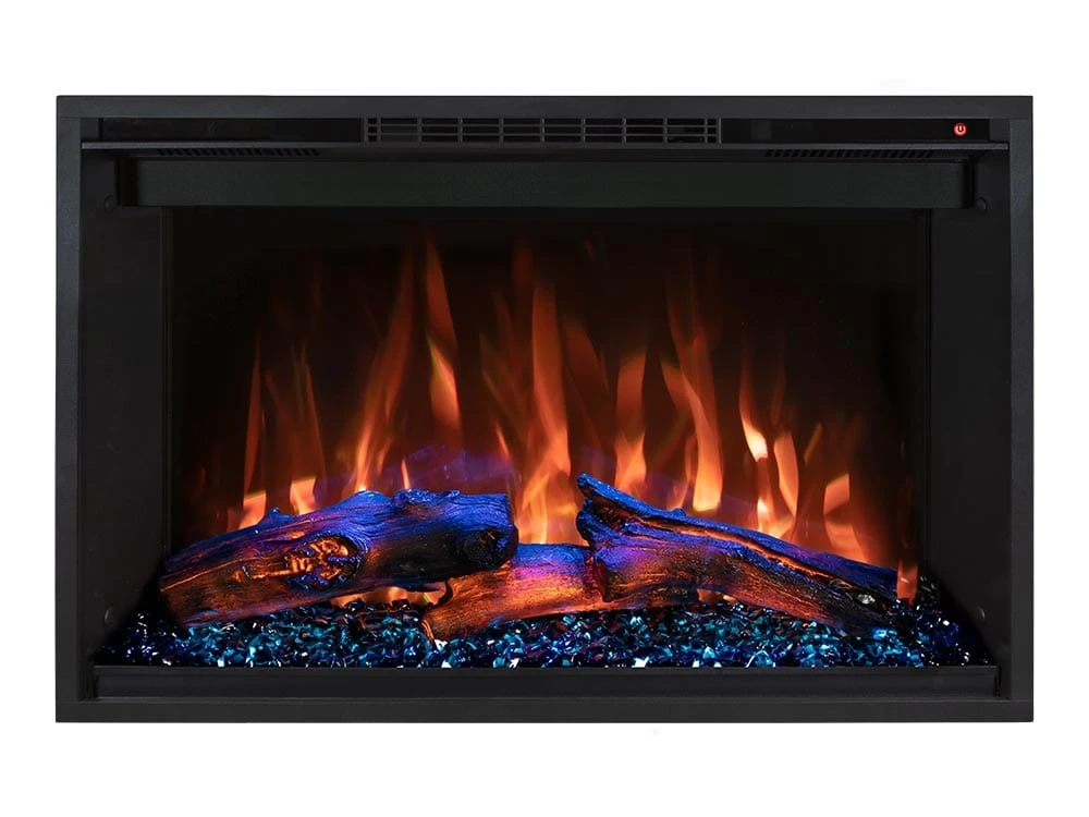 Modern Flames 30 In. Redstone LED Wifi Built-In Electric Fireplace With Multi-Function Remote Control And Adjustable Flames - Image 3