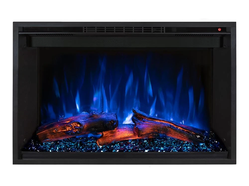 Modern Flames 30 In. Redstone LED Wifi Built-In Electric Fireplace With Multi-Function Remote Control And Adjustable Flames - Image 4