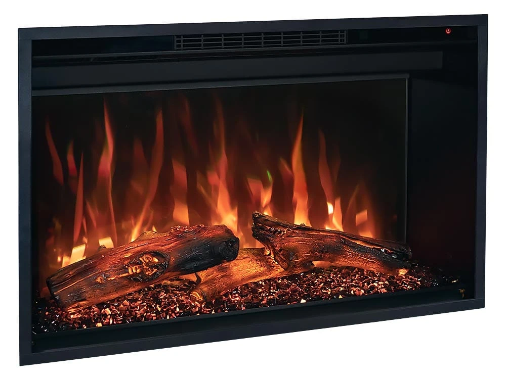 Modern Flames 30 In. Redstone LED Wifi Built-In Electric Fireplace With Multi-Function Remote Control And Adjustable Flames - Image 6