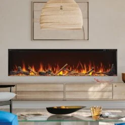 Napoleon Astound Flexmount 74-in Linear Electric Fireplace