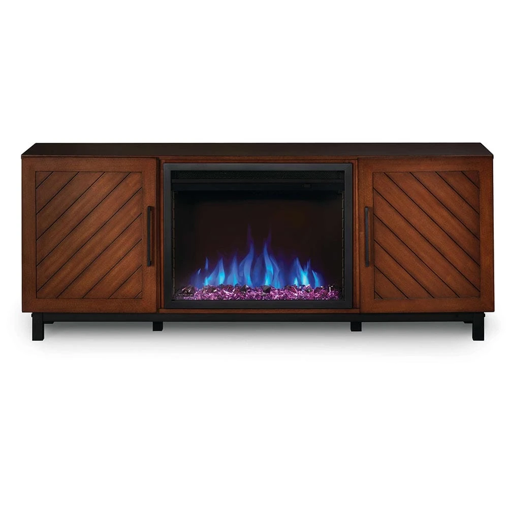 Napoleon Bella Electric Fireplace TV Stand In Walnut - Image 9