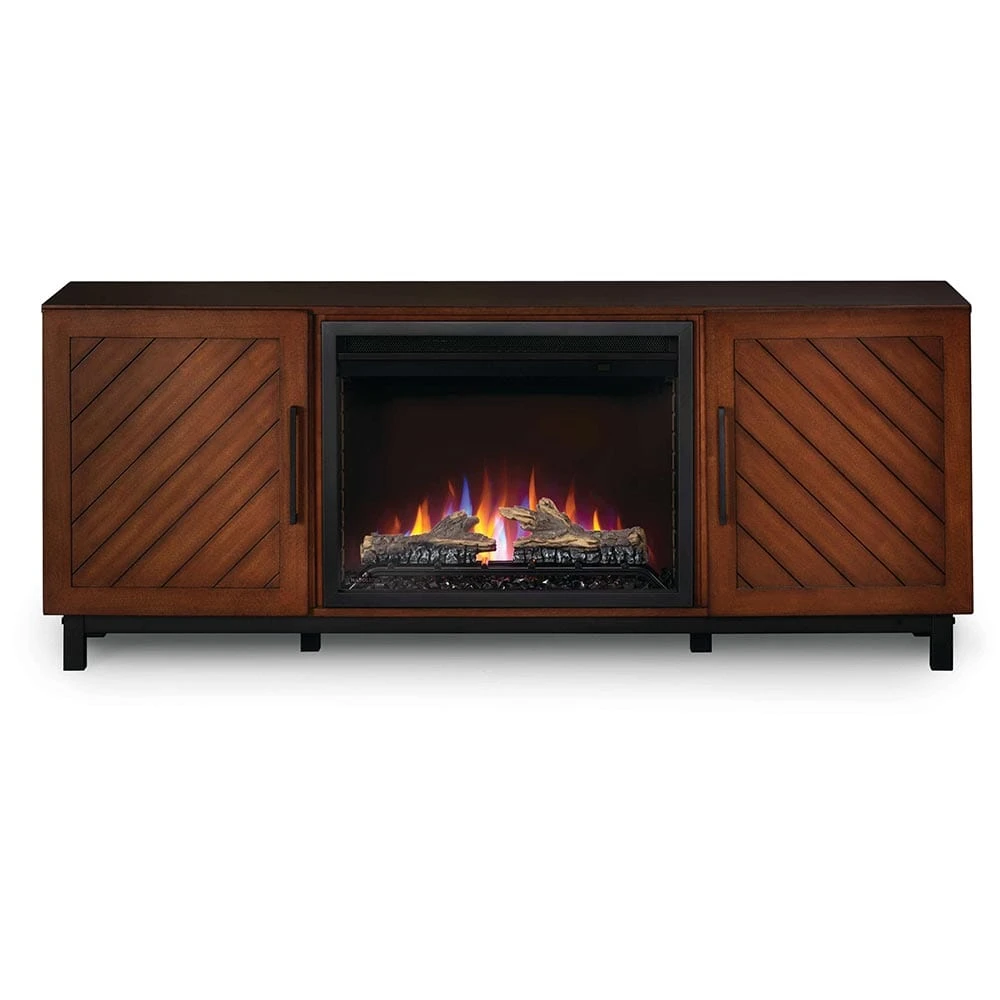 Napoleon Bella Electric Fireplace TV Stand In Walnut - Image 13