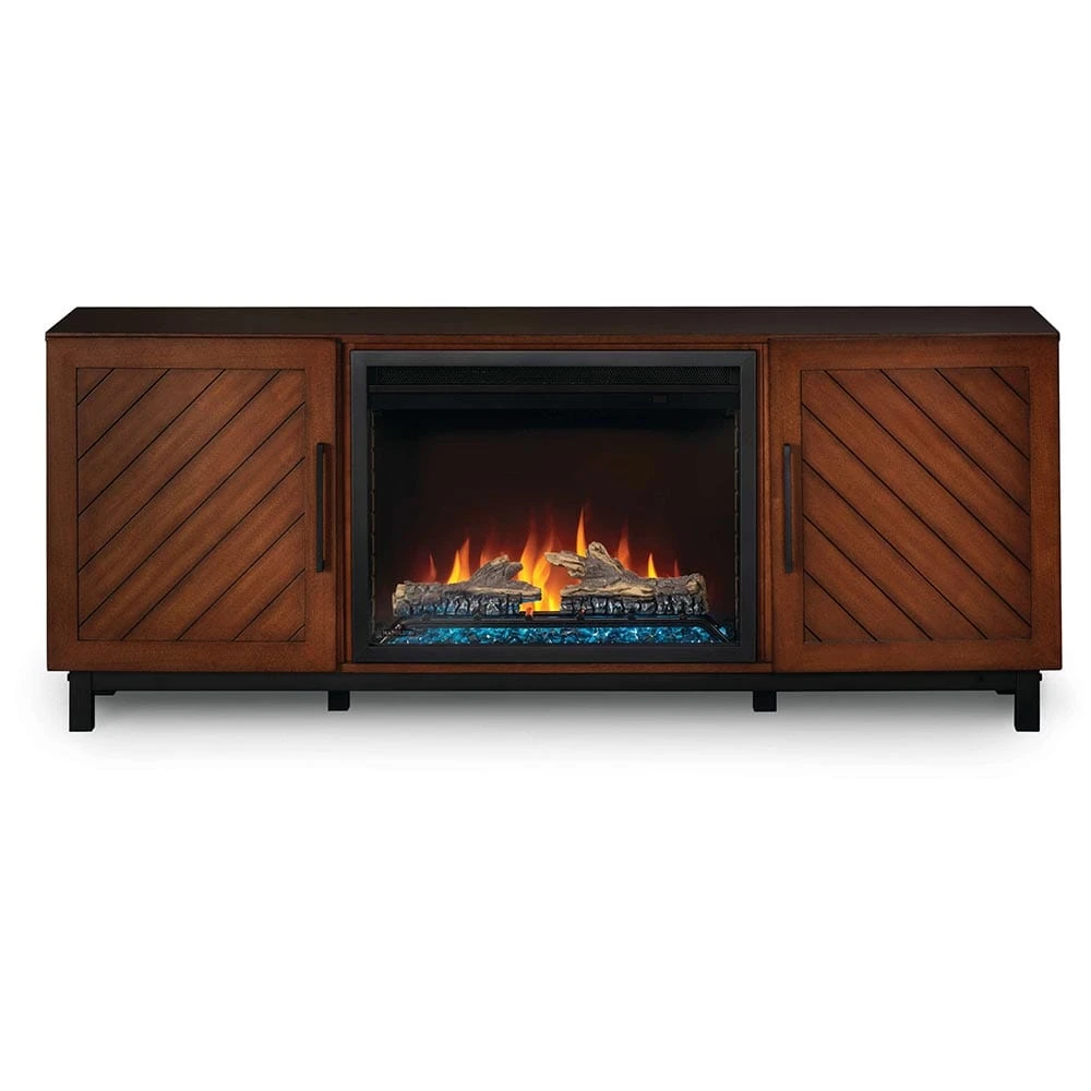Napoleon Bella Electric Fireplace TV Stand In Walnut - Image 14