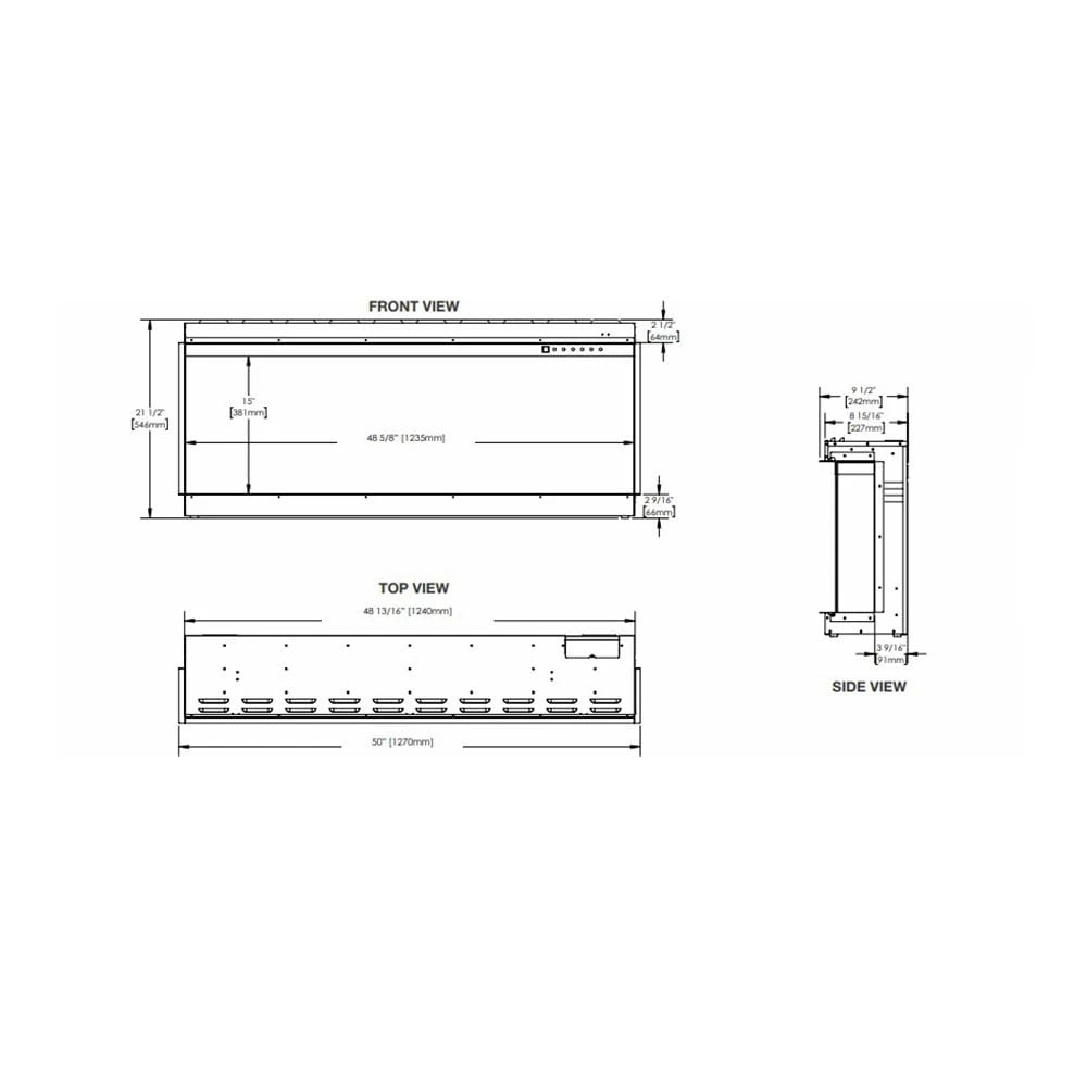 Napoleon 50-in TriVista Primus Electric Fireplace - Image 7