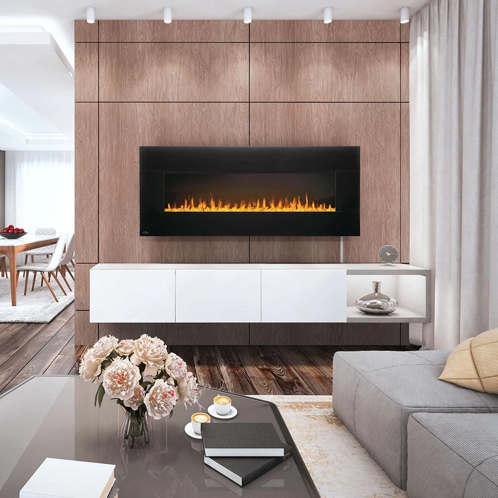 Napoleon 50-in Harsten Wall Mount Electric Fireplace With Bluetooth Speakers - Image 10