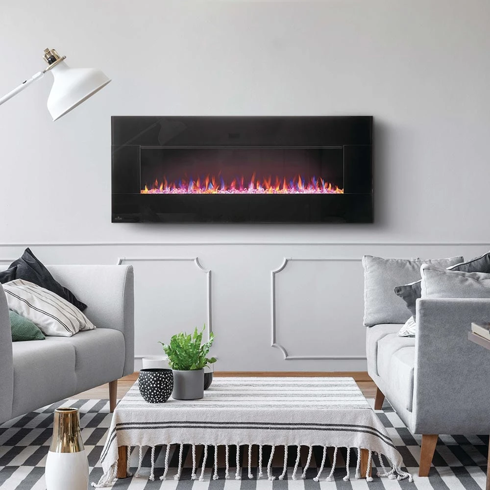 Napoleon 50-in Harsten Wall Mount Electric Fireplace With Bluetooth Speakers - Image 9