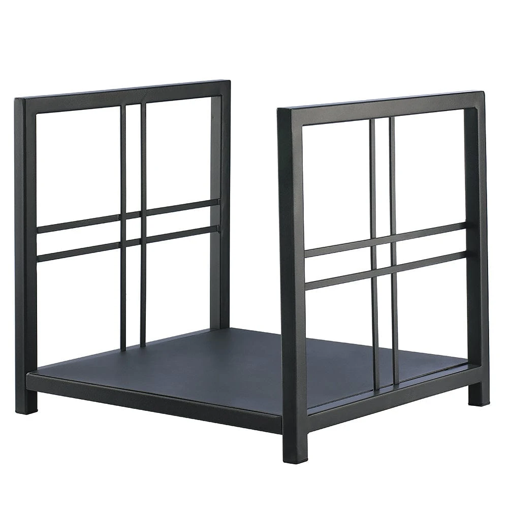 Preston Fireplace Log Holder In Vintage Iron