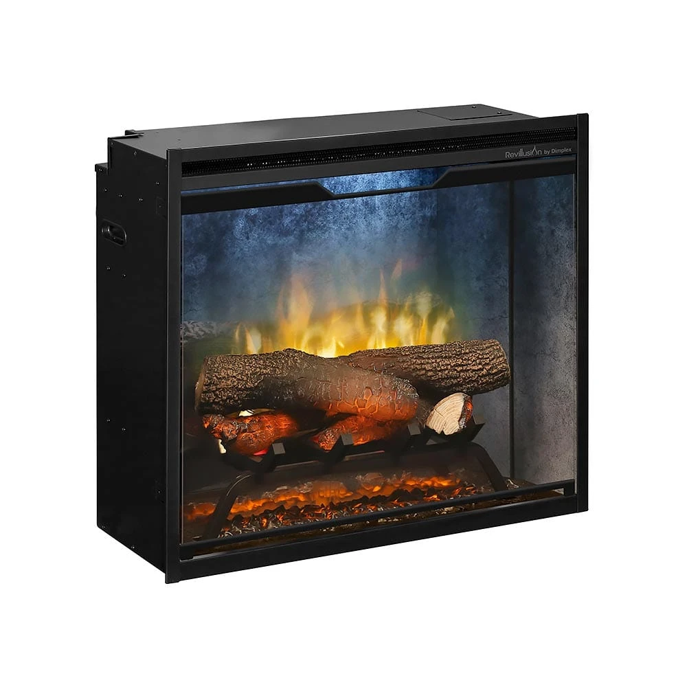 Dimplex 24-in Revillusion Weathered Concrete Firebox & 40-in Trim - Image 6