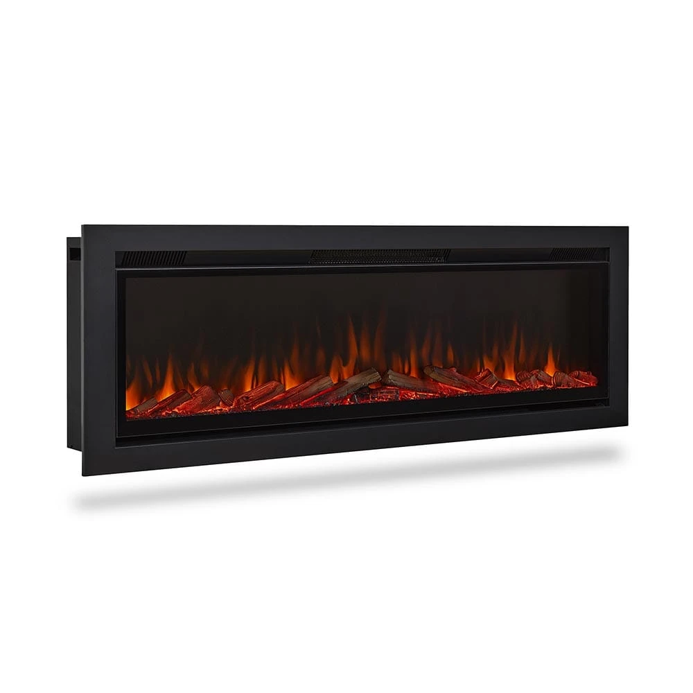 Real Flame 65-in Recessed/Wall Mounted Linear Infrared Electric Fireplace - Image 8