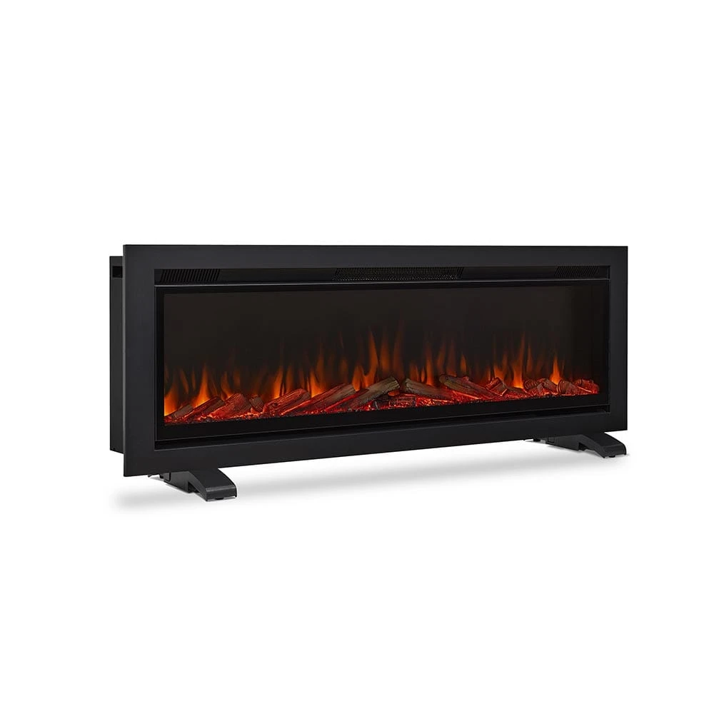 Real Flame 65-in Recessed/Wall Mounted Linear Infrared Electric Fireplace - Image 9