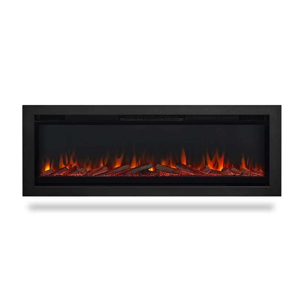 Real Flame 65-in Recessed/Wall Mounted Linear Infrared Electric Fireplace - Image 7