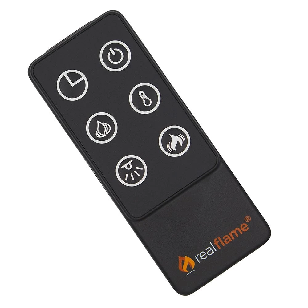 Benjamin Infrared Electric Fireplace TV Stand In Weathered Wood - Image 9