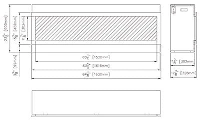 Remii 65-In Deep Built-In Electric Fireplace - Image 4