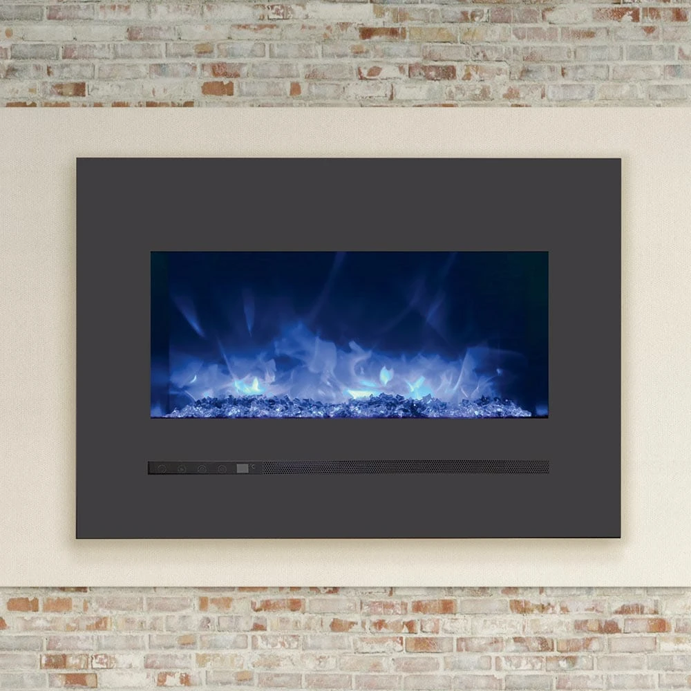 Sierra Flame 32-In Wall Mount Electric Fireplace