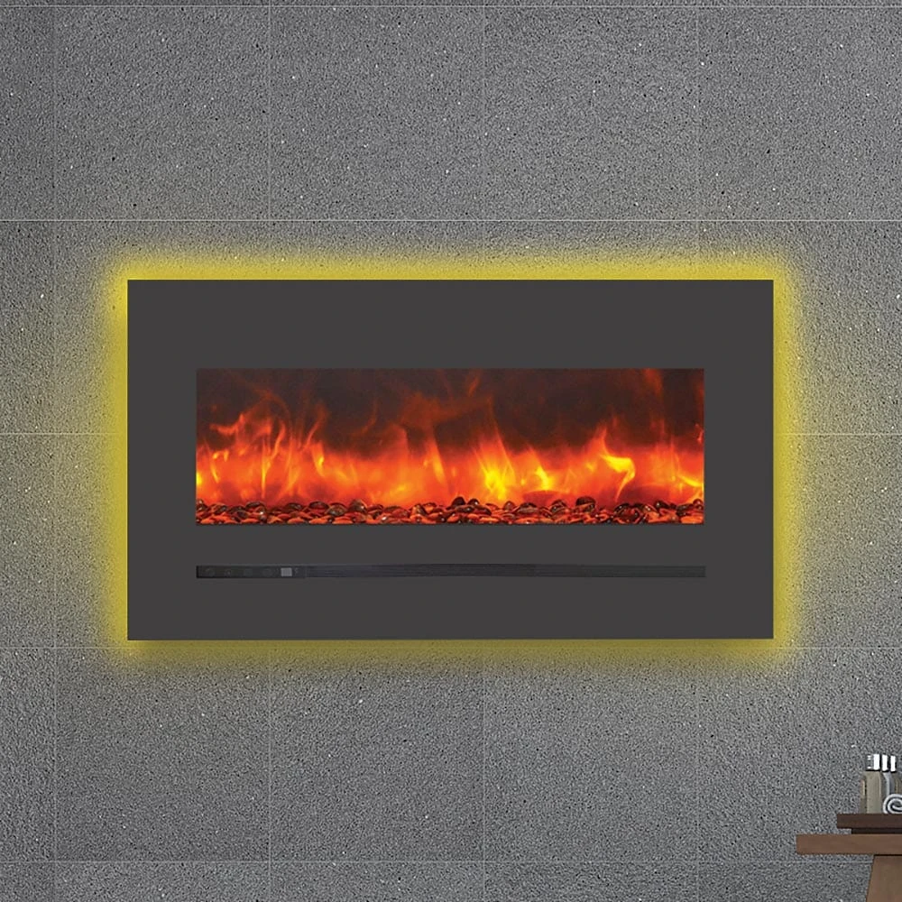 Sierra Flame 40-In Wall Mount Electric Fireplace