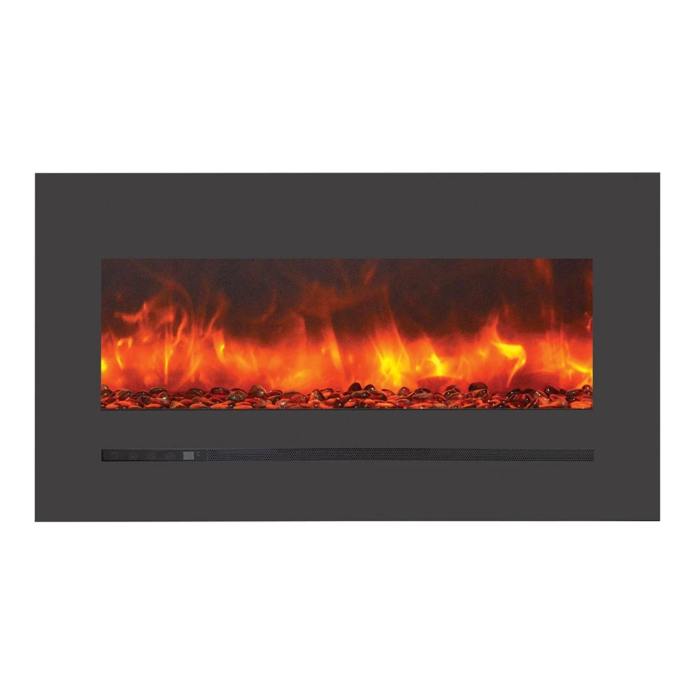 Sierra Flame 40-In Wall Mount Electric Fireplace - Image 3