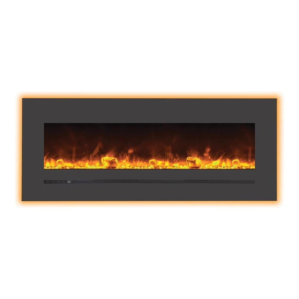 Sierra Flame 55-In Wall Mount Electric Fireplace - Image 6