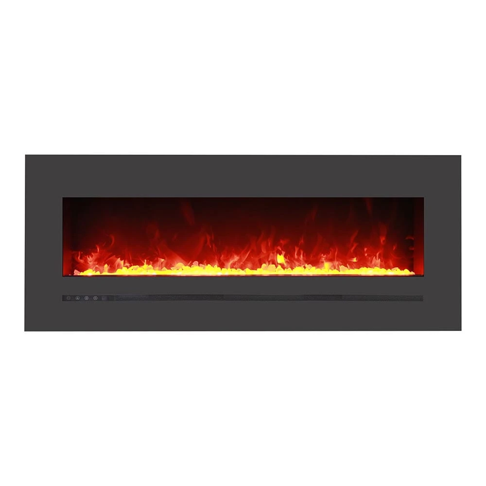 Sierra Flame 55-In Wall Mount Electric Fireplace - Image 4