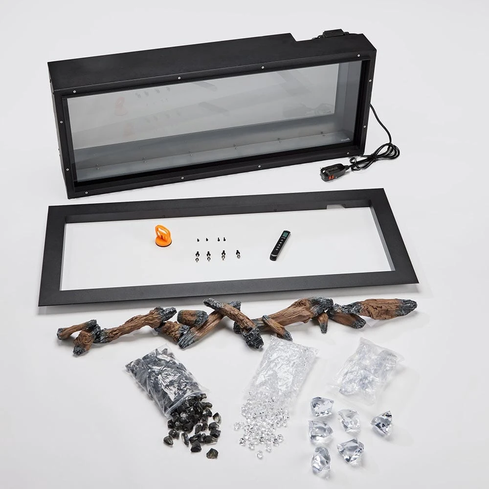 SimpliFire 55-in Forum Outdoor Linear Electric Fireplace - Image 7