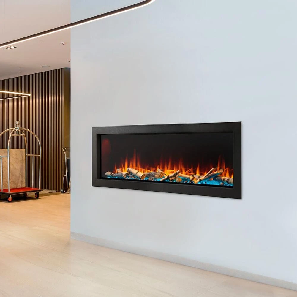 SimpliFire 55-in Forum Outdoor Linear Electric Fireplace - Image 4