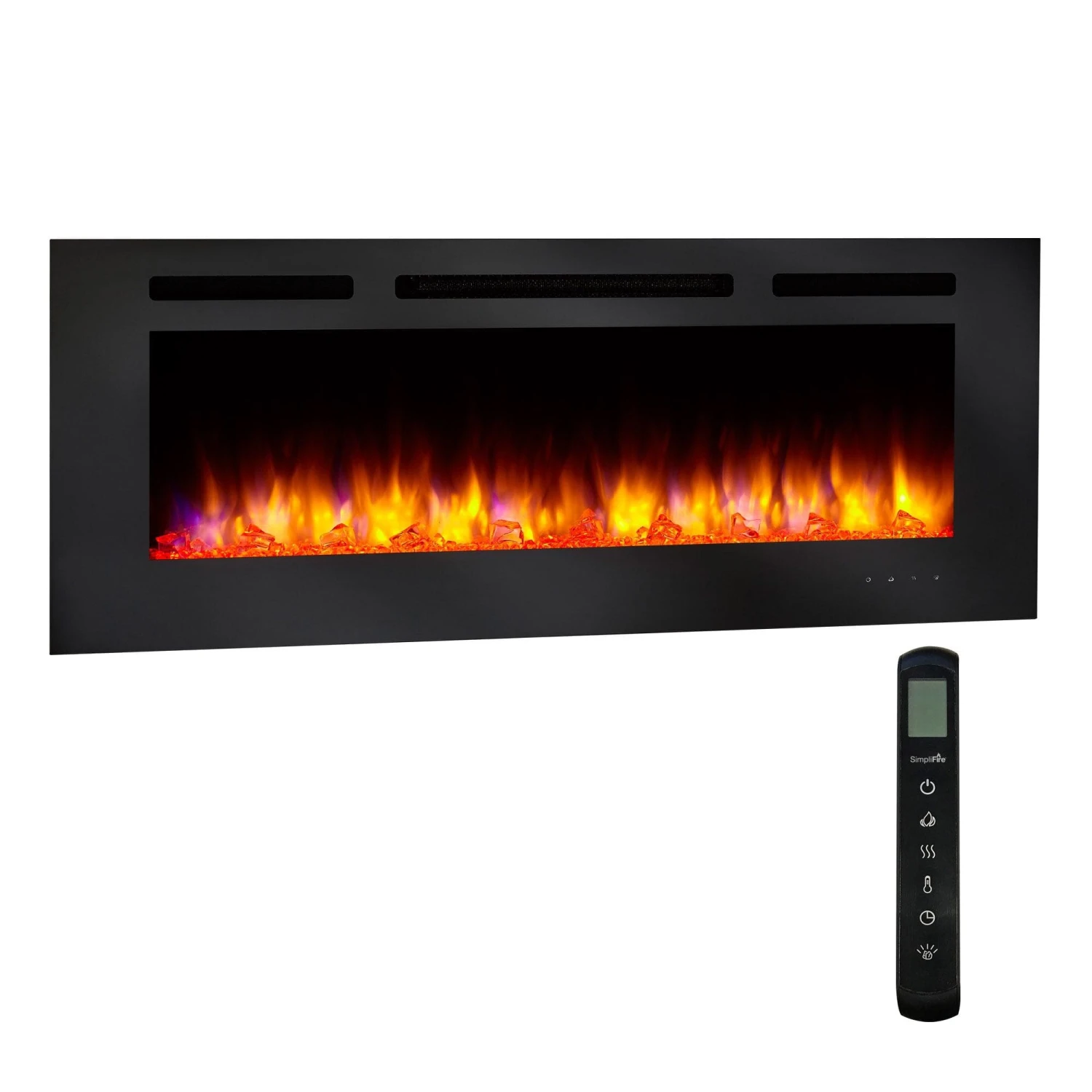 SimpliFire 48-in Allusion Wall Mount Electric Fireplace - Image 3