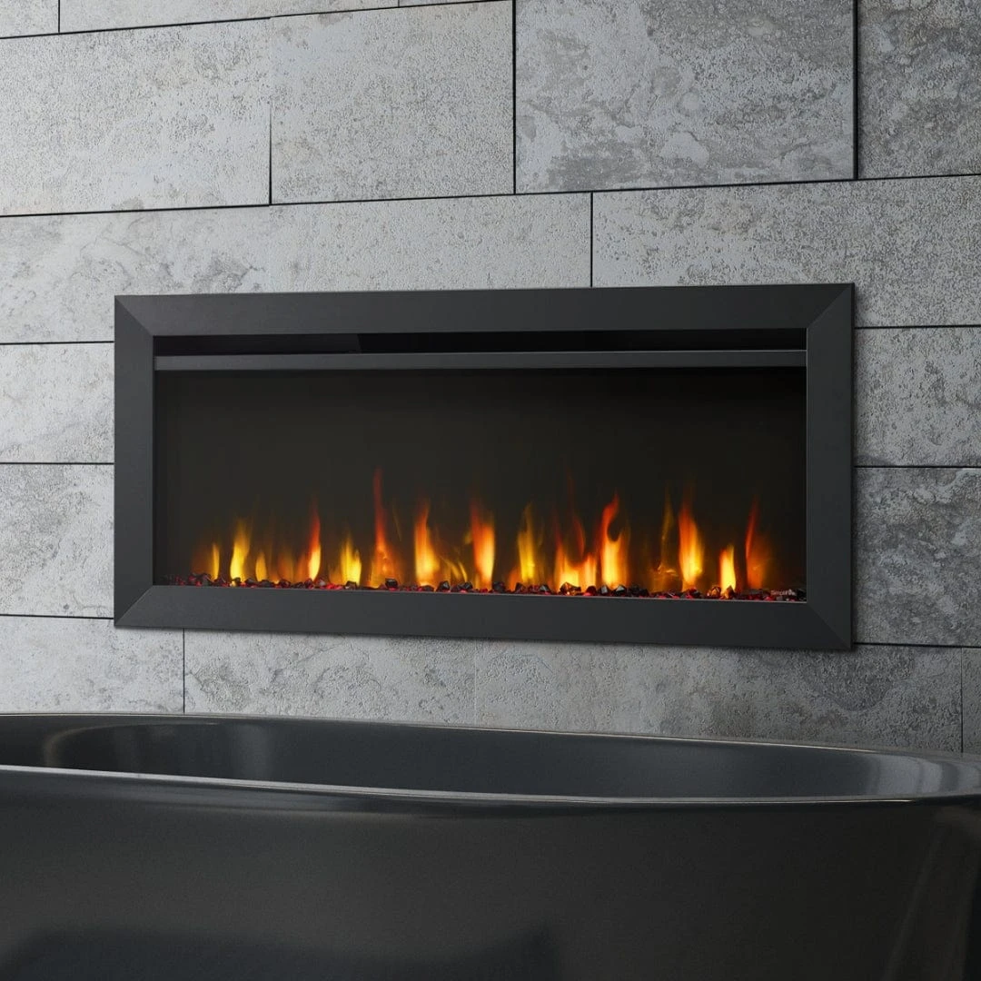 SimpliFire 40-in Allusion Slim Linear Electric Fireplace