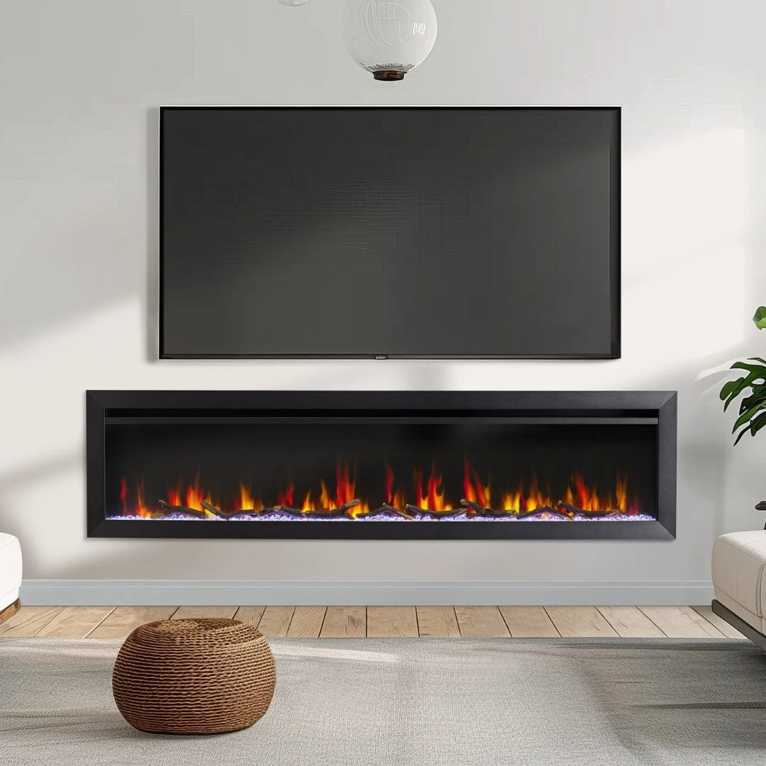 SimpliFire 72-in Allusion Slim Linear Electric Fireplace