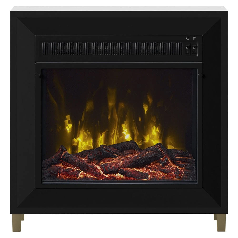 Dorrance Electric Fireplace Mantel Package In Black - Image 7